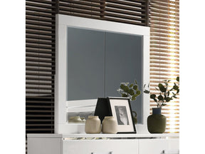 Chelsie White Mirror - Ornate Home