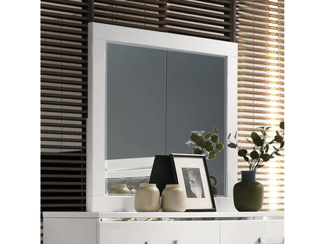 Chelsie White Mirror - Ornate Home