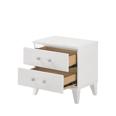 Chelsie White Nightstand - Ornate Home