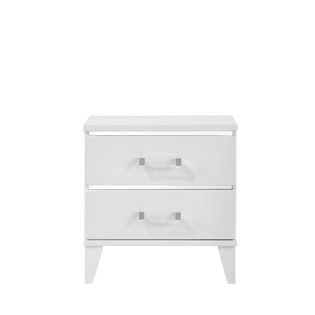 Chelsie White Nightstand - Ornate Home