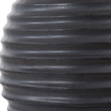 Chelsom Black/Bronze Ribbed Table Lamp - Ornate Home