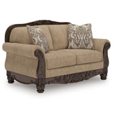 Chelsworth Golden Loveseat - Ornate Home