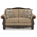 Chelsworth Golden Loveseat - Ornate Home