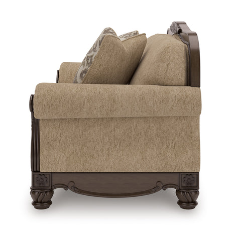 Chelsworth Golden Loveseat - Ornate Home