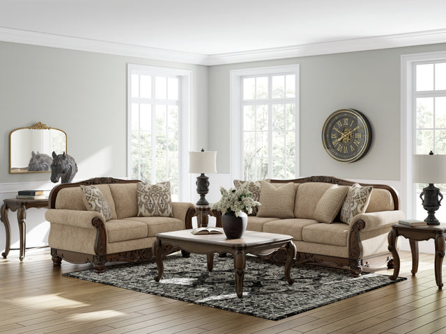 Chelsworth Golden Sofa and Loveseat - Ornate Home