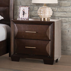 Chemnitz Espresso Queen 5 Piece Bedroom Set w/2 Nightstands - Ornate Home