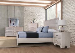 Chemnitz White Queen 5 Piece Bedroom Set w/Chest - Ornate Home