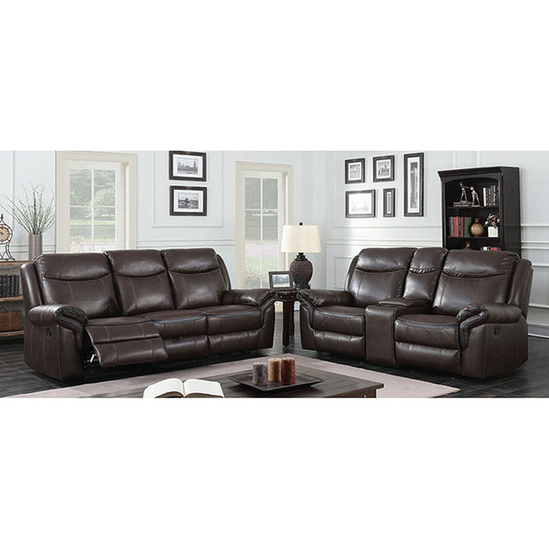 Chenai Brown Loveseat - Ornate Home