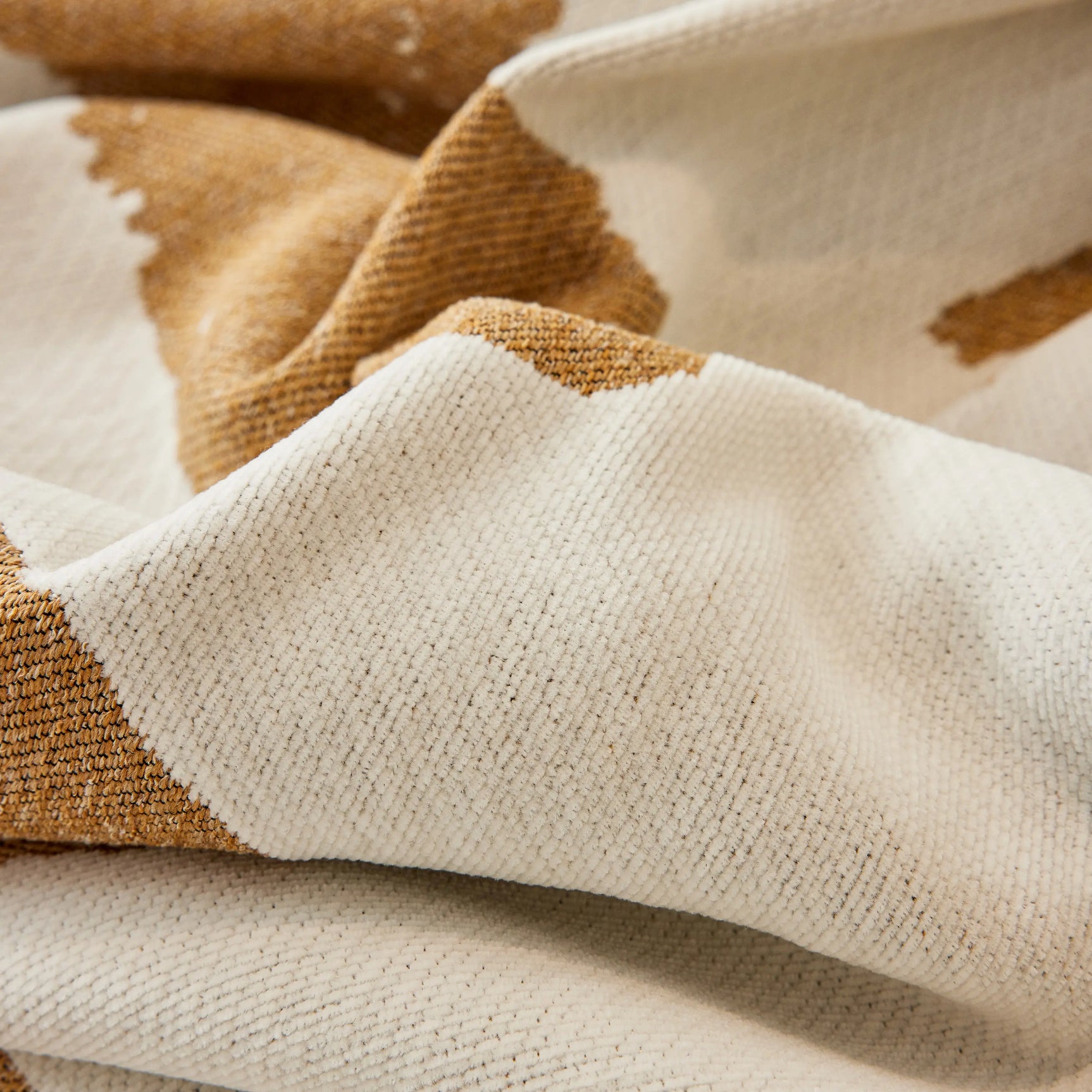 Chenille Abstract Soft Thick Reversible Oversized Couch Cover Blanket, Blanket on Sofa and The Couch - Ornate Home