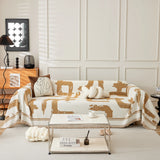 Chenille Abstract Soft Thick Reversible Oversized Couch Cover Blanket, Blanket on Sofa and The Couch - Ornate Home