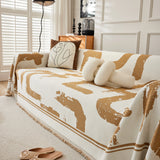 Chenille Abstract Soft Thick Reversible Oversized Couch Cover Blanket, Blanket on Sofa and The Couch - Ornate Home