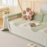 Chenille Boho Geometric Sofa Throw Cover Luxury Throws for Sofas Cat Proof Slipcovers Couch Covers - Ornate Home
