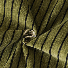 Chenille Camellia Floral Sofa Throw Cover Couch Blanket with Striped Jacquard - Ornate Home