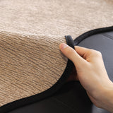 Chenille Couch Cover with Scalloped Edge, Non-Slip Modular Slipcover Sectional - Ornate Home