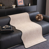 Chenille Couch Cover with Scalloped Edge, Non-Slip Modular Slipcover Sectional - Ornate Home