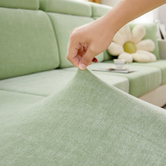 Chenille Cushion Covers for 1/2/3/4 Seater Sofas and L-shaped Couches, Furniture Covers for Pets - Ornate Home