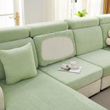 Chenille Cushion Covers for 1/2/3/4 Seater Sofas and L-shaped Couches, Furniture Covers for Pets - Ornate Home