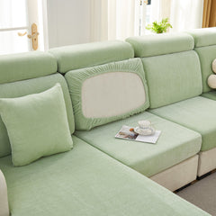 Chenille Cushion Covers for 1/2/3/4 Seater Sofas and L-shaped Couches, Furniture Covers for Pets - Ornate Home