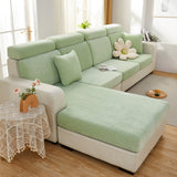 Chenille Cushion Covers for 1/2/3/4 Seater Sofas and L-shaped Couches, Furniture Covers for Pets - Ornate Home