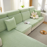 Chenille Cushion Covers for 1/2/3/4 Seater Sofas and L-shaped Couches, Furniture Covers for Pets - Ornate Home