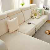 Chenille Cushion Covers for 1/2/3/4 Seater Sofas and L-shaped Couches, Furniture Covers for Pets - Ornate Home