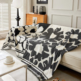 Chenille Floral Soft Thick Reversible Blanket Covers for Couch, Couch Protector Blanket Cover Sofa - Ornate Home