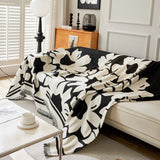 Chenille Floral Soft Thick Reversible Blanket Covers for Couch, Couch Protector Blanket Cover Sofa - Ornate Home