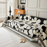 Chenille Floral Soft Thick Reversible Blanket Covers for Couch, Couch Protector Blanket Cover Sofa - Ornate Home