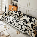 Chenille Floral Soft Thick Reversible Blanket Covers for Couch, Couch Protector Blanket Cover Sofa - Ornate Home