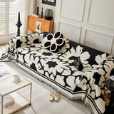 Chenille Floral Soft Thick Reversible Blanket Covers for Couch, Couch Protector Blanket Cover Sofa - Ornate Home