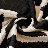Chenille Geometric Sofa Throw Blanket, Boho Washable Furniture Throw Covers for Sofa - Ornate Home