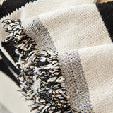 Chenille Geometric Sofa Throw Blanket, Boho Washable Furniture Throw Covers for Sofa - Ornate Home