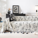Chenille Giverny Couch Cover, Cozy Blankets for Sofa and Couch, Slip Covers for Couch Sectional - Ornate Home