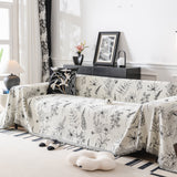 Chenille Giverny Couch Cover, Cozy Blankets for Sofa and Couch, Slip Covers for Couch Sectional - Ornate Home