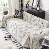 Chenille Giverny Couch Cover, Cozy Blankets for Sofa and Couch, Slip Covers for Couch Sectional - Ornate Home
