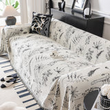 Chenille Giverny Couch Cover, Cozy Blankets for Sofa and Couch, Slip Covers for Couch Sectional - Ornate Home