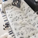 Chenille Giverny Couch Cover, Cozy Blankets for Sofa and Couch, Slip Covers for Couch Sectional - Ornate Home