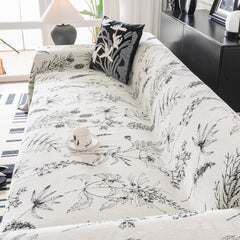 Chenille Giverny Couch Cover, Cozy Blankets for Sofa and Couch, Slip Covers for Couch Sectional - Ornate Home
