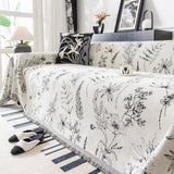 Chenille Giverny Couch Cover, Cozy Blankets for Sofa and Couch, Slip Covers for Couch Sectional - Ornate Home