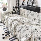 Chenille Giverny Couch Cover, Cozy Blankets for Sofa and Couch, Slip Covers for Couch Sectional - Ornate Home