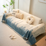 Chenille Grove Sofa Cover Blanket Furniture Protector, Couch Protector Sofa Throw Cover for Couches - Ornate Home