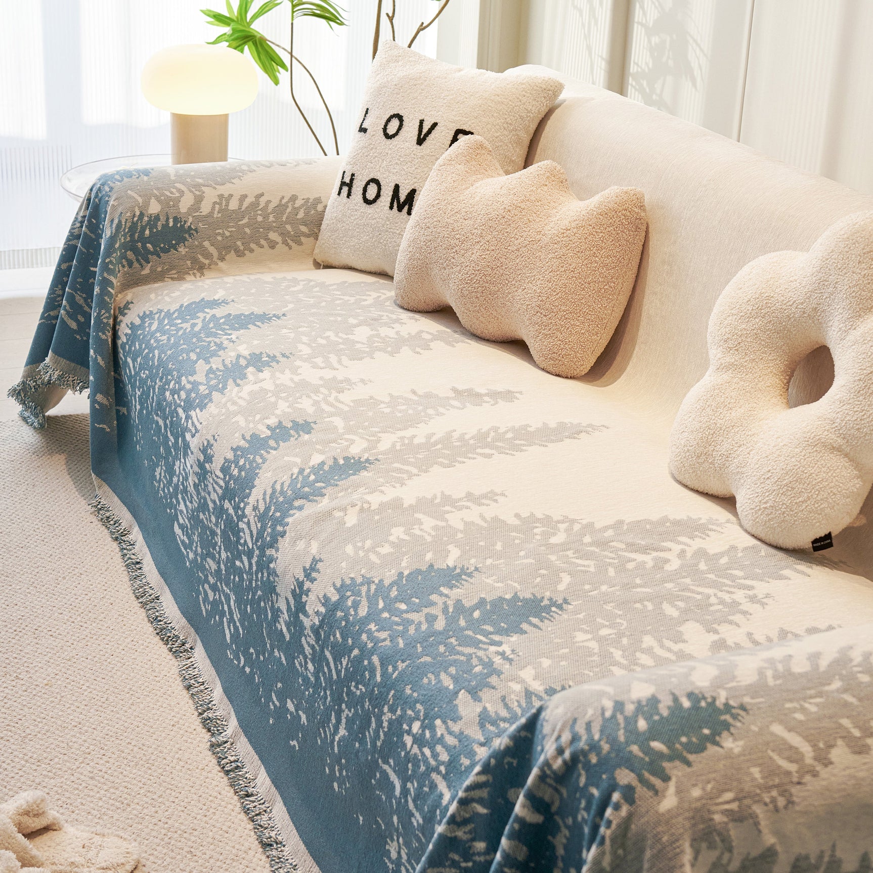 Chenille Grove Sofa Cover Blanket Furniture Protector, Couch Protector Sofa Throw Cover for Couches - Ornate Home