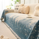 Chenille Grove Sofa Cover Blanket Furniture Protector, Couch Protector Sofa Throw Cover for Couches - Ornate Home