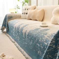 Chenille Grove Sofa Cover Blanket Furniture Protector, Couch Protector Sofa Throw Cover for Couches - Ornate Home