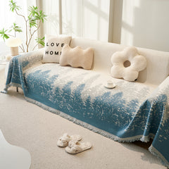 Chenille Grove Sofa Cover Blanket Furniture Protector, Couch Protector Sofa Throw Cover for Couches - Ornate Home