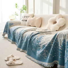 Chenille Grove Sofa Cover Blanket Furniture Protector, Couch Protector Sofa Throw Cover for Couches - Ornate Home