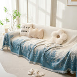 Chenille Grove Sofa Cover Blanket Furniture Protector, Couch Protector Sofa Throw Cover for Couches - Ornate Home