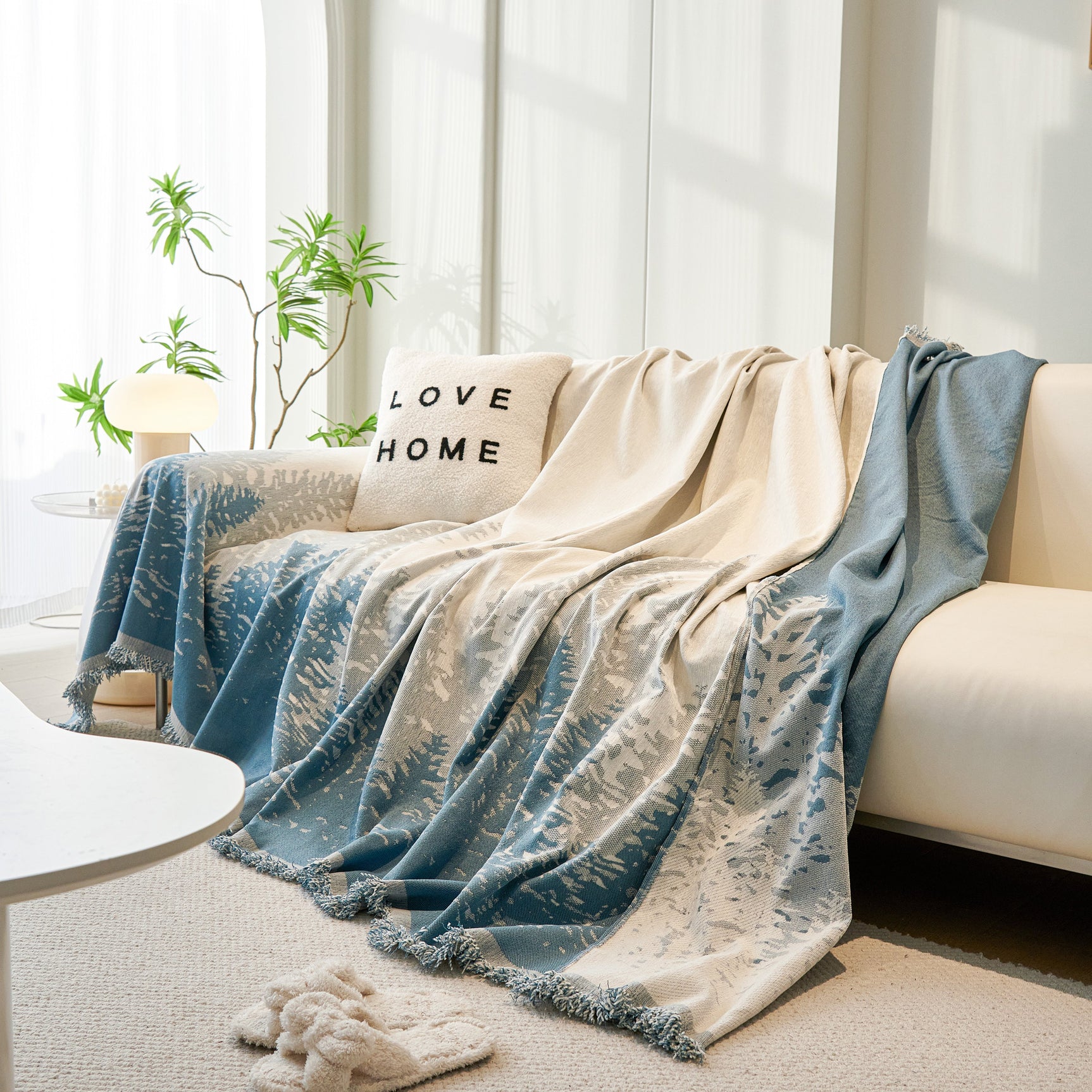 Chenille Grove Sofa Cover Blanket Furniture Protector, Couch Protector Sofa Throw Cover for Couches - Ornate Home