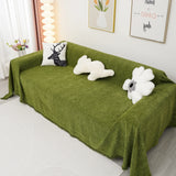Chenille Herringbone Couch Cover Blanket, Sectional with Washable Covers, Furniture Covers for Sofas - Ornate Home
