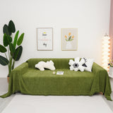 Chenille Herringbone Couch Cover Blanket, Sectional with Washable Covers, Furniture Covers for Sofas - Ornate Home